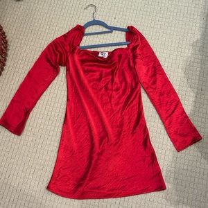 Princess Polly Star Power Mini Dress, Red, Size US 2